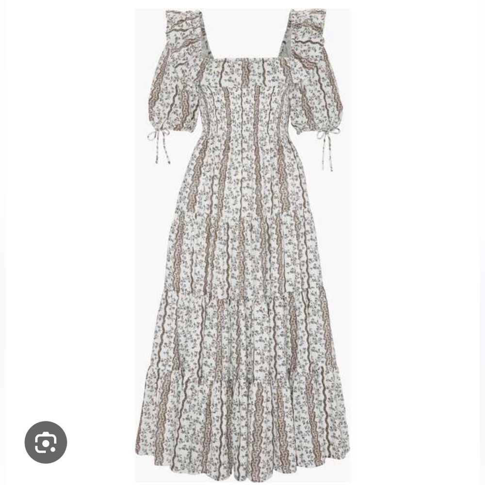 Hill House Corinne Nap Dress, Mocha Provence Floral, Mocha Provence Floral / XXS